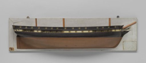 Half Model of a 60-Gun Frigate