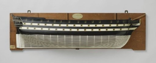 Half model of a 74-gun ship of the line