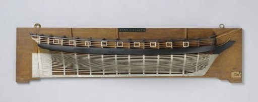 Half Model of an 18-Gun Sloop of War
