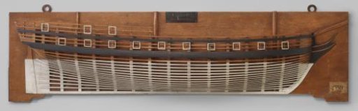 Half Model of a 28-Gun Sloop of War