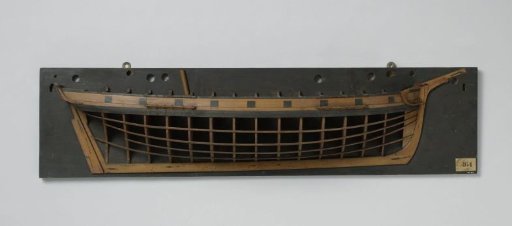 Half Model of an 18-Gun Brig