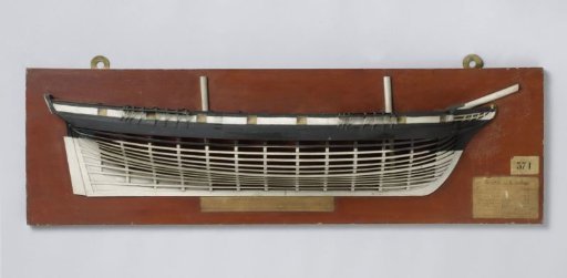 Half Model of a 14-Gun Brig
