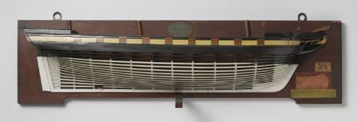 Half Model of an 18-Gun Brig