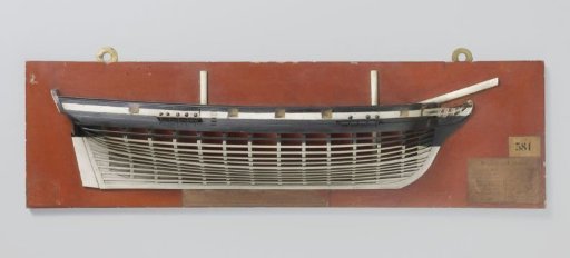 Half Model of an 8-Gun Brig