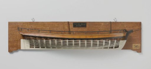 Half Model of a 3-Gun Schooner