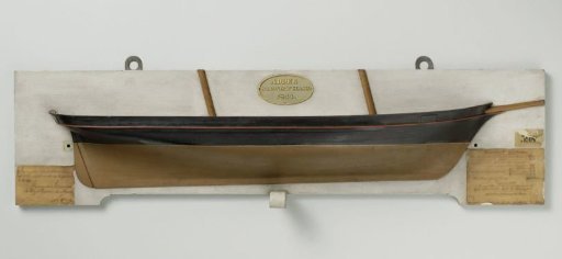 Half Model of a 3-Gun Schooner