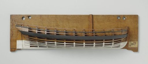 Half Model of a Schooner Gunboat