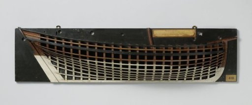 Half Model of a 14-Gun Cutter