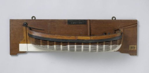 Half Model of a Gunboat