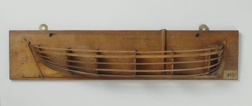 Half Model of a Gunboat