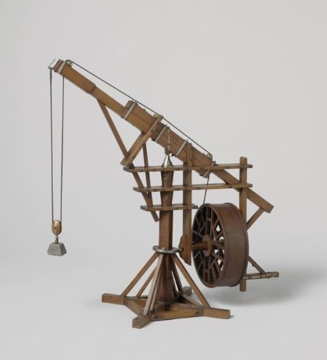 Model of an Artillery Crane