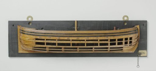 Half Model of a Fireship