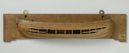 Half Model of a Fireship