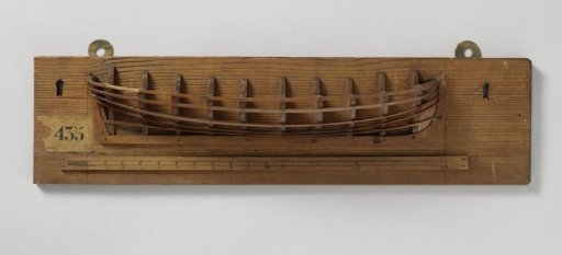 Half model of a yawl