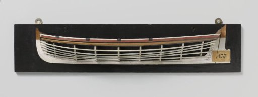Half model of an eight-oared yawl