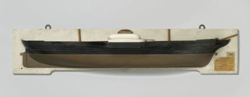 Half Model of a Paddle Steamer
