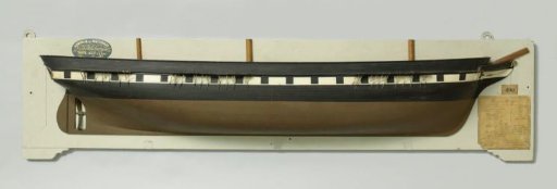 Half model of a screw-propeller steamer