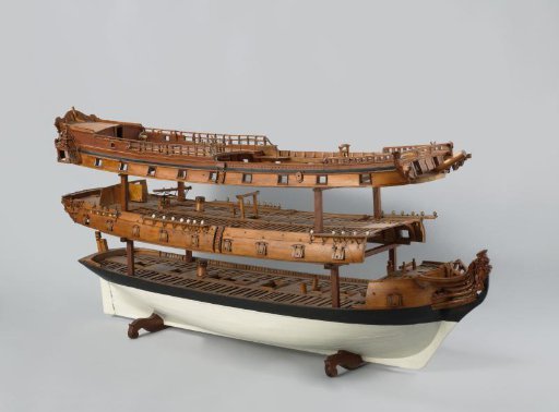 Model of a 40-gun warship