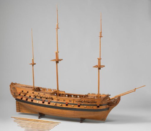 Model of a 74-Gun Ship of the Line