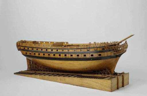 Model of a 74-Gun Ship on a Slipway