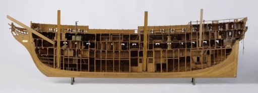 Model of an 84-Gun Ship of the Line (starboard side)