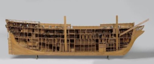 Model of an 84-Gun Ship of the Line (port side)