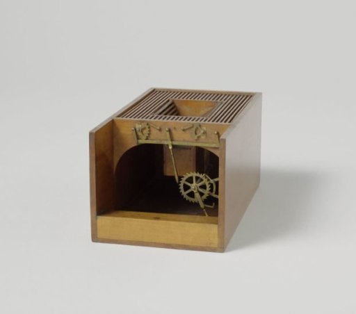 Model of a stoking hole for steam engines