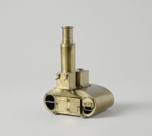 Model of a tubular boiler