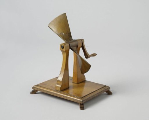 Model of a two-bladed screw propeller