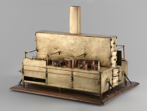 Model of a ship’s galley