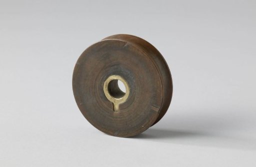 Sheave with Brass Coak