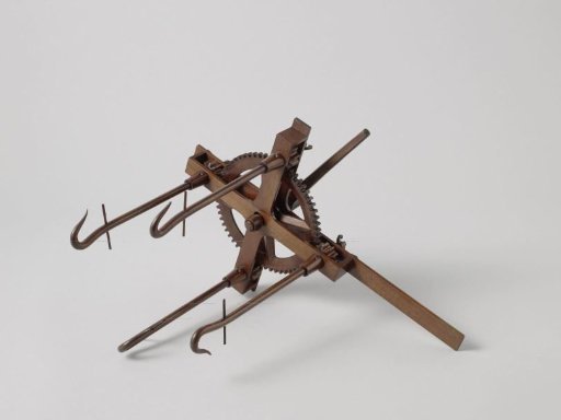 Model of a Spinning Wheel for Spun Yarn