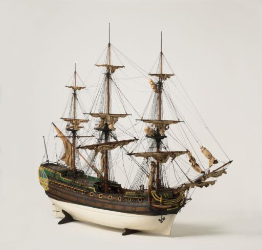 Model of the 58-gun East Indiaman Merkurius