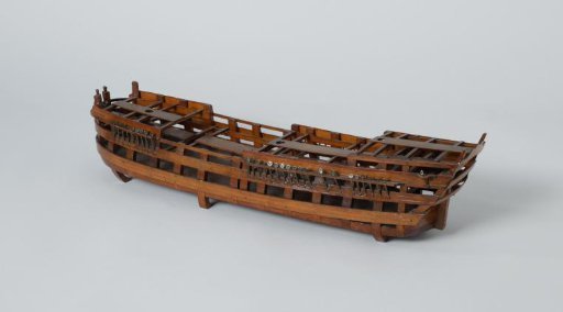 Model of a Three-Masted Ship