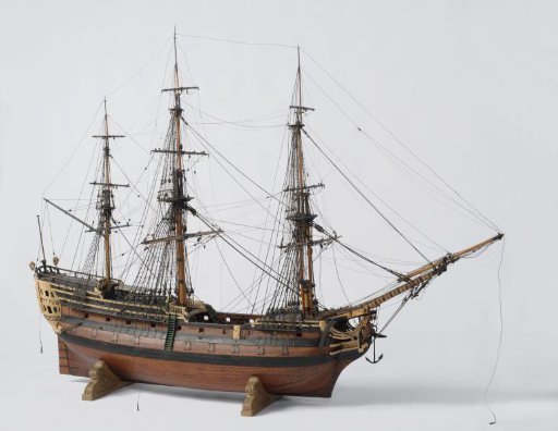 Model of the 40-gun East Indiaman Vergelijking