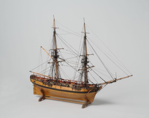 Model of the 12-Gun Brig 'Pijl'