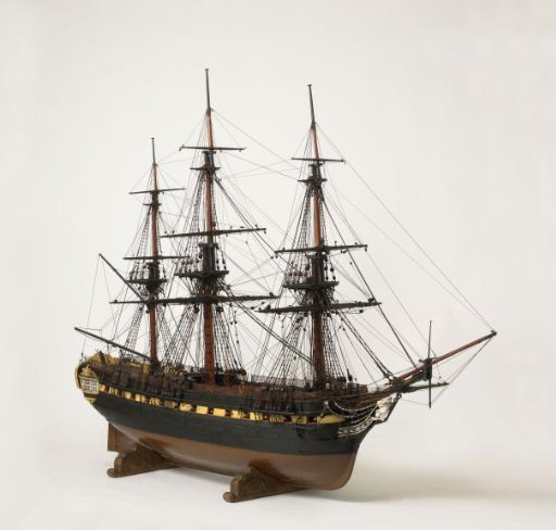 Model of the 32-gun frigate Euridice