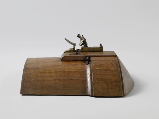 Gunlock (Flintlock) on a Dummy Breech of a 30-Pounder Cannon