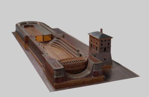 Model of the Double Dry Dock at Hellevoetsluis