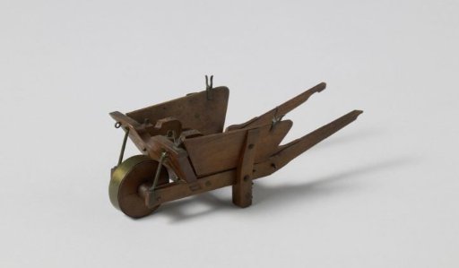 Model of a Wheelbarrow Gun Carriage