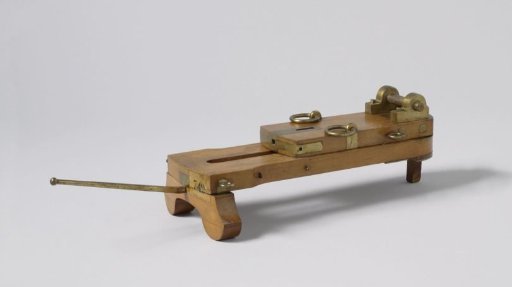 Model of a Slide and Carriage for a 30-Pounder Carronade
