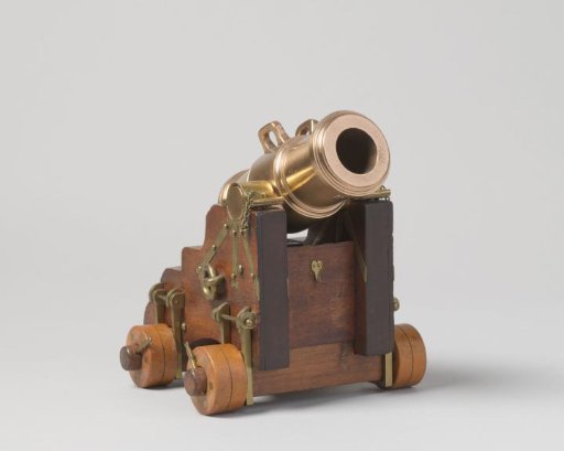 Model of a 24-Pounder Howitzer on a Ship's Carriage