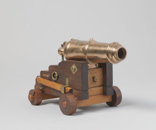 Model of a 12-Pounder Carronade on a Carriage