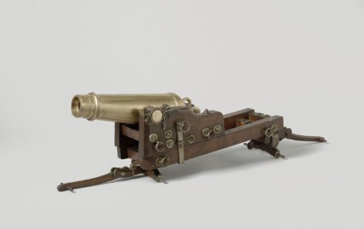 Model of a 60-Pounder Carronade on a Slide