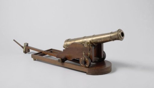 Model of a 24-Pounder Gun on a Carriage and Slide