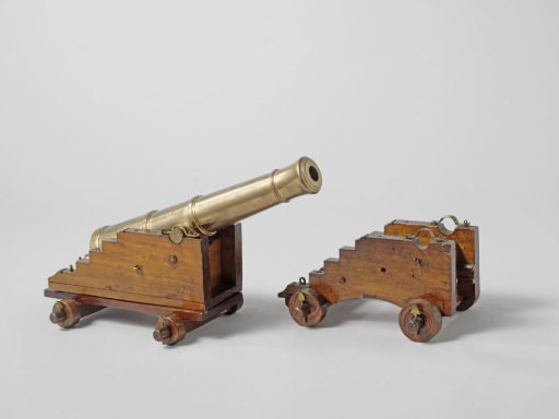 Model of an 8-Pounder Gun and Two Carriages