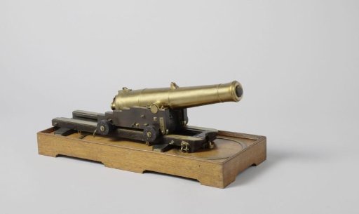 Model of a 60-Pounder Gun on Slide and Pivot