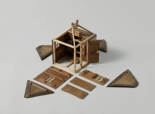 Model of a Cabin for Telegraph Personnel