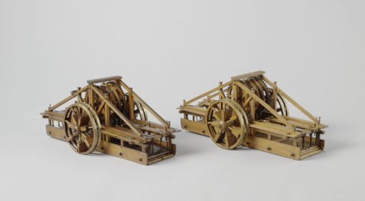 Model of a Life-Saving Cart for Shipwrecks