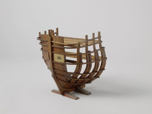 Model of a Ship's Bow in Frames